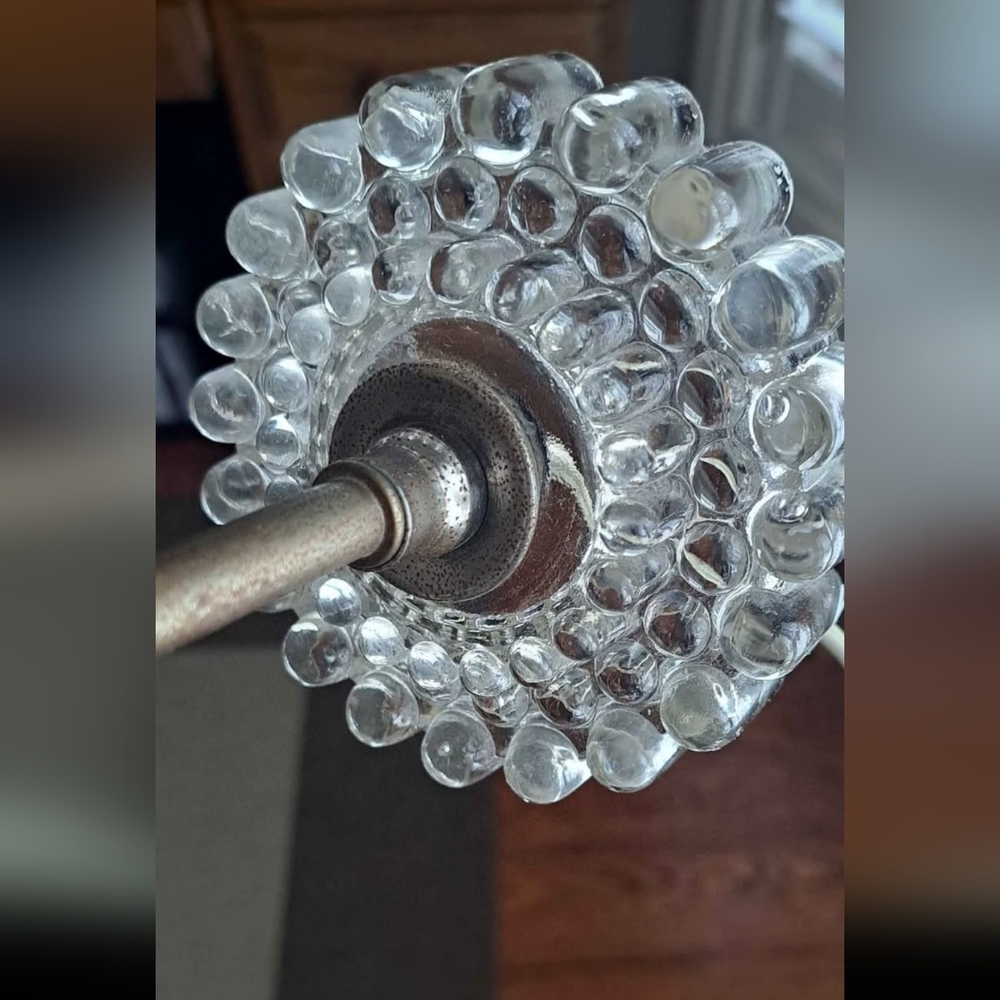 Vintage Glass Wall Sconce.